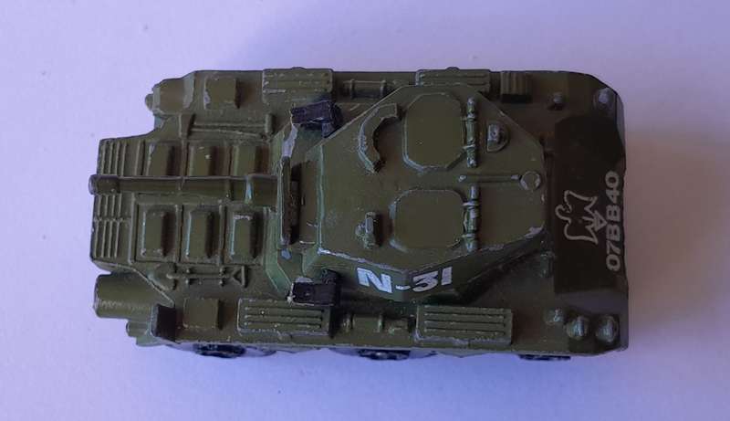 1970's Playart Die Cast Saladin MK II.  6cm.
