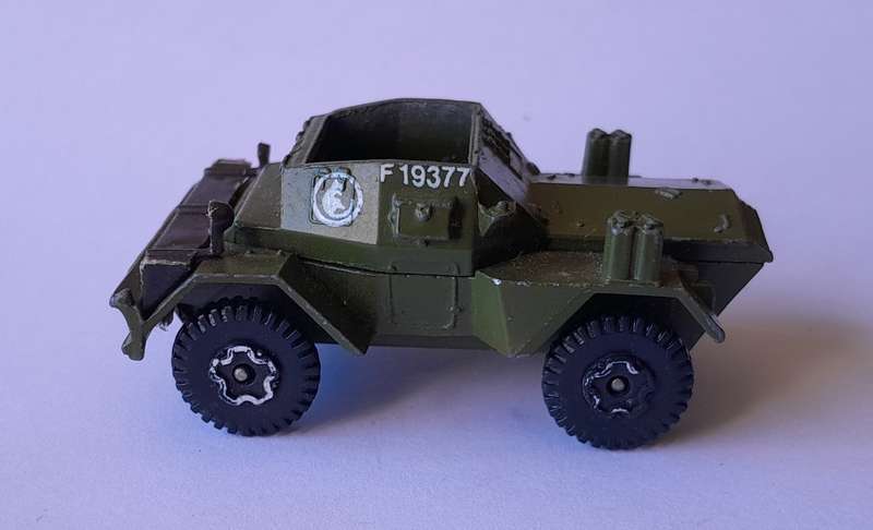 1970's Playart Die Cast Army Scout Car. 6cm.