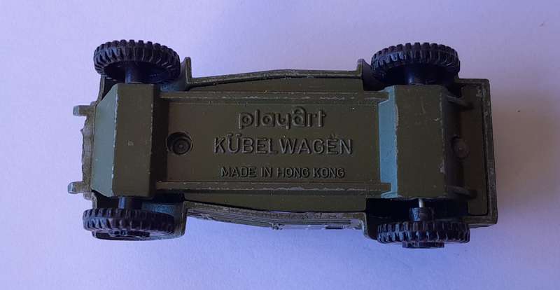 1970's Playart Die Cast WW2 German Kubelwagen. 7cm.
