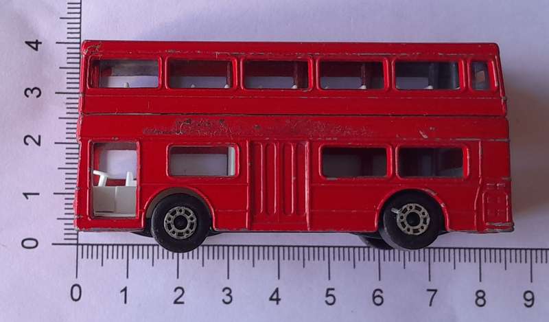 1970's Matchbox  Superfast Die Cast No.17 "The Londoner" Bus. 7.7cm.