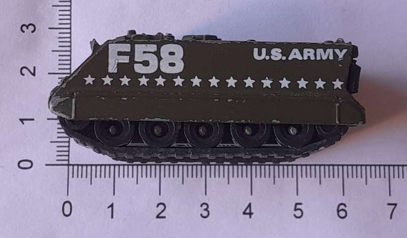1970's Playart Die Cast US Army Armoured Personel Carrier. 6cm.