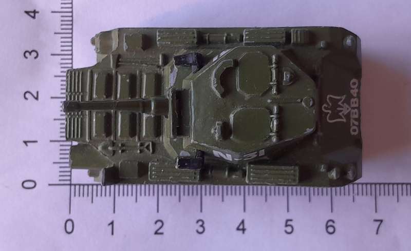 1970's Playart Die Cast Saladin MK II.  6cm.