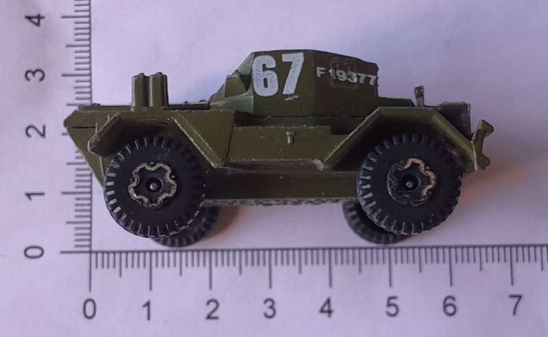 1970's Playart Die Cast Army Scout Car. 6cm.