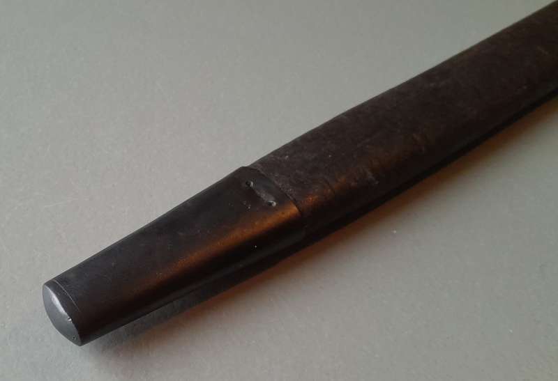 South African Police Pattern 1907 Parkerized Bayonet With Scabbard.