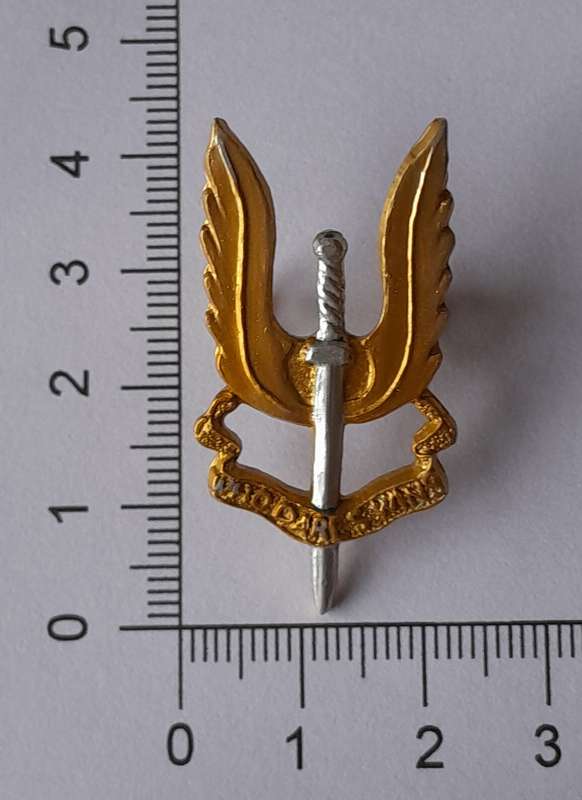 Rhodesian SAS Special Air Service Beret Badge.  Lugs Intact.