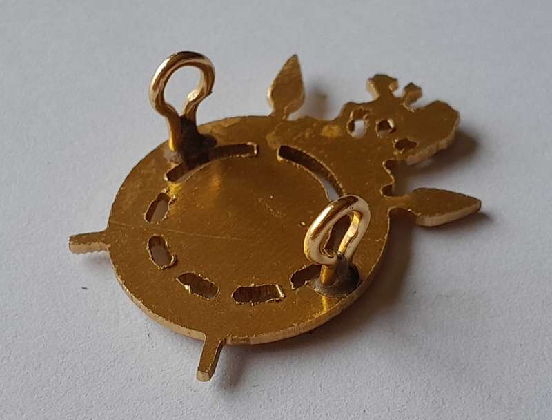 Rhodesian Intelligence Corps Badge.  Lugs Intact.