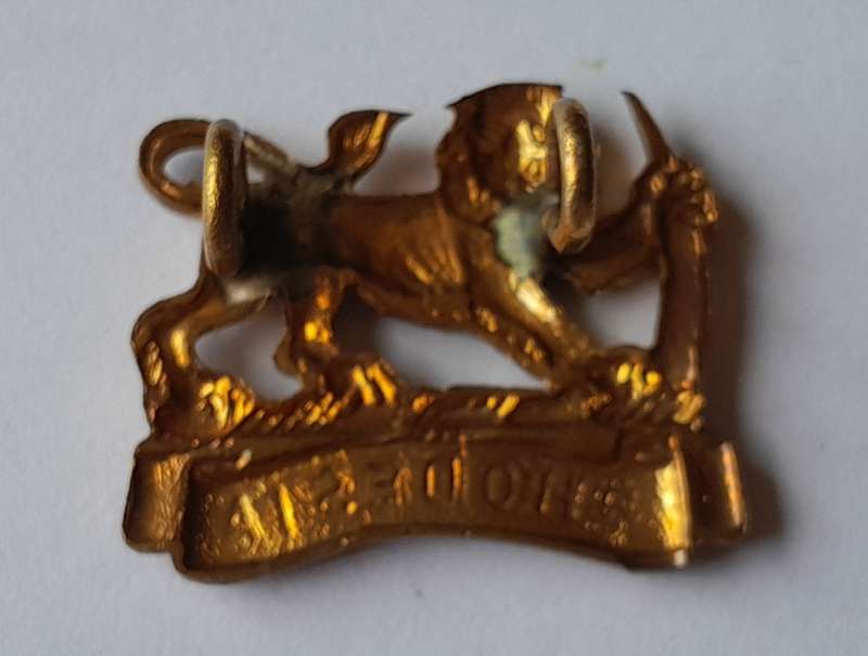 Rhodesian Army Badge.  Lugs Intact.