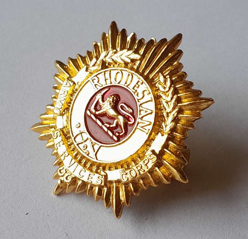 Rhodesian Army Services Badge.  Lugs Intact.