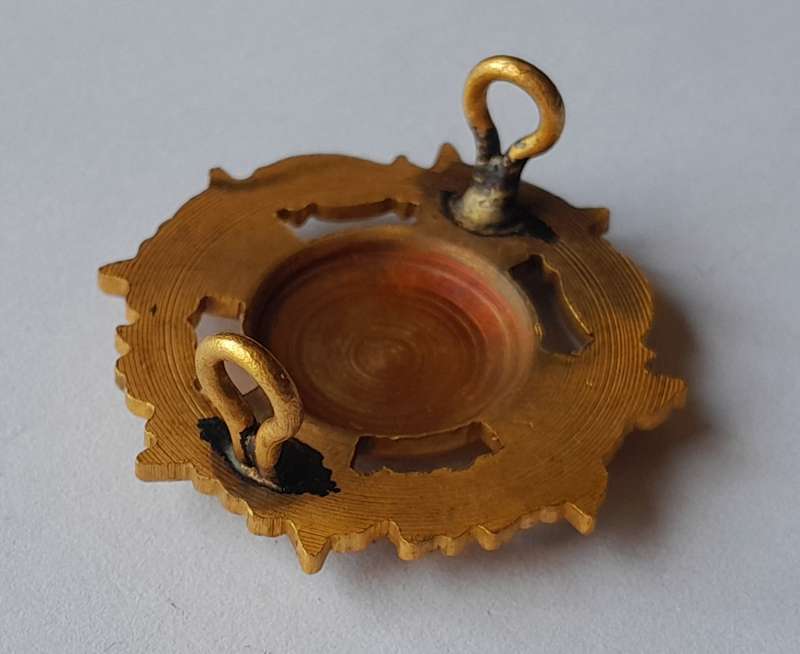 Rhodesian Corps of Chaplains Cap Badge.  Lugs Intact.
