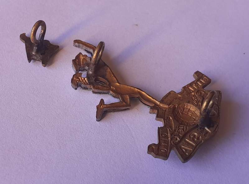 Rhodesian Corps of Signals Beret Badge.  Lugs Intact.