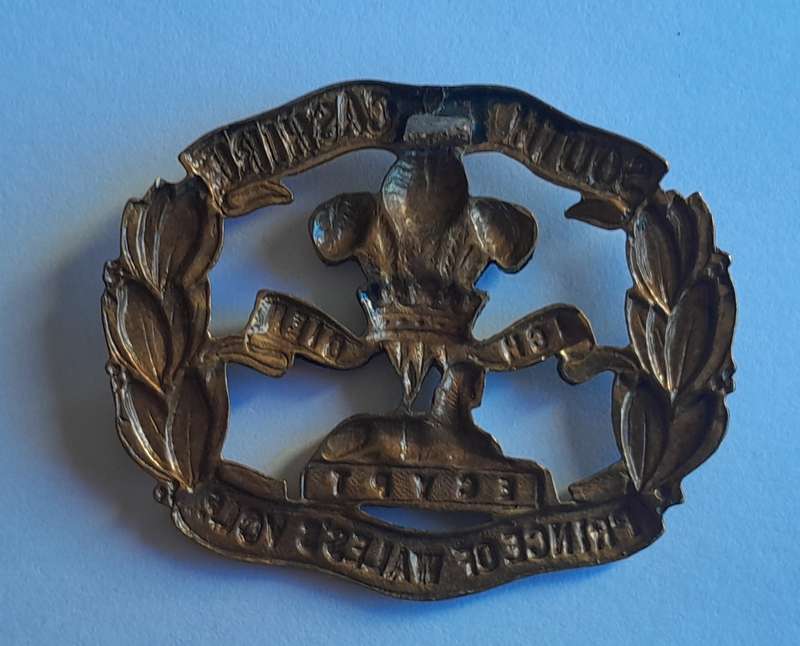 Early South Lancashire Regiment Cap Badge.  No Lugs.