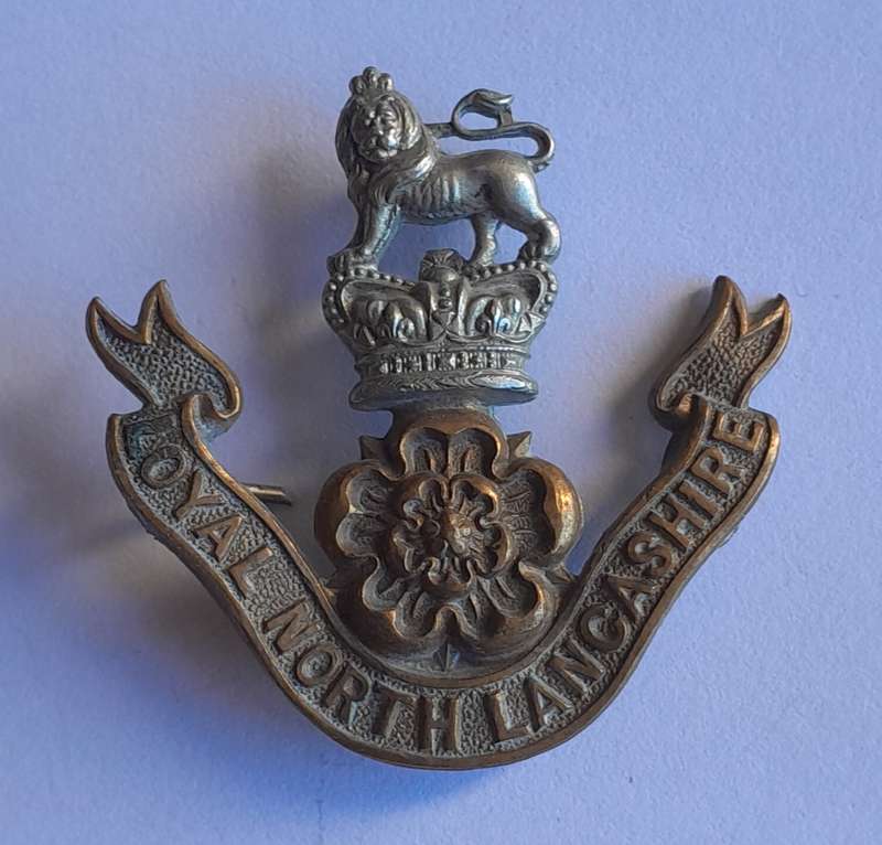 Boer War Royal North Lancashire Regiment Cap Badge.  No Clasp.