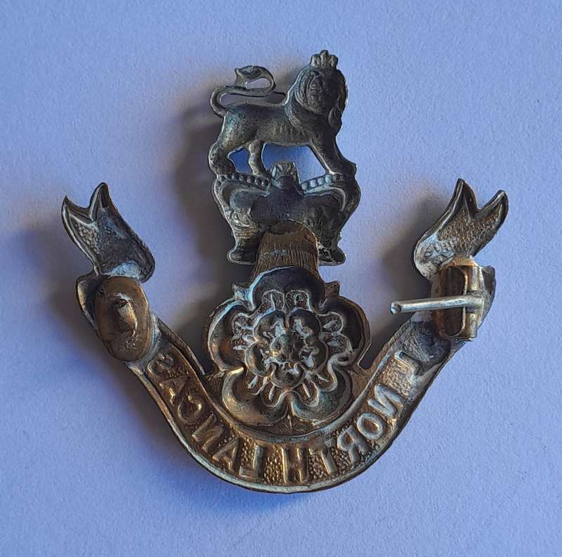Boer War Royal North Lancashire Regiment Cap Badge.  No Clasp.