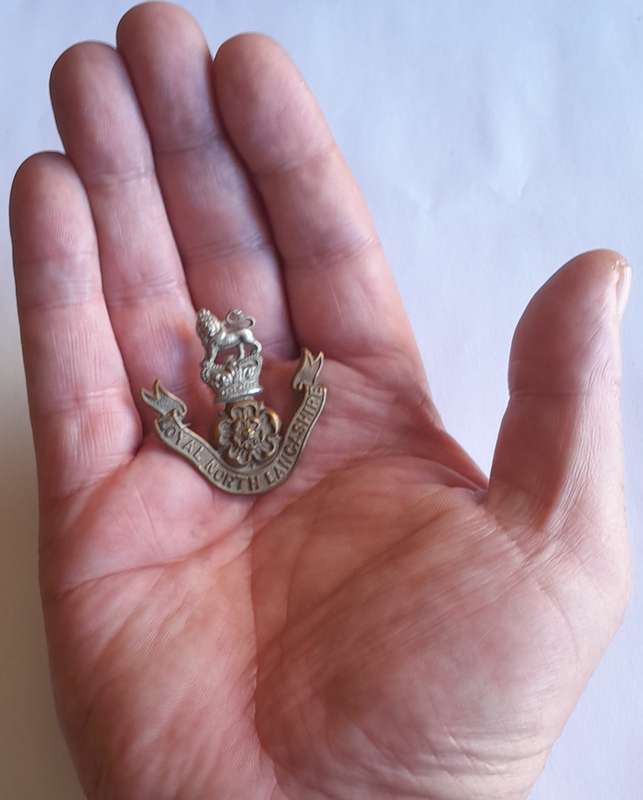 Boer War Royal North Lancashire Regiment Cap Badge.  No Clasp.