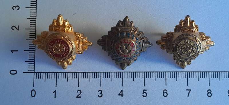 Early Collection of Rank Pips.  All Lugs Intact.