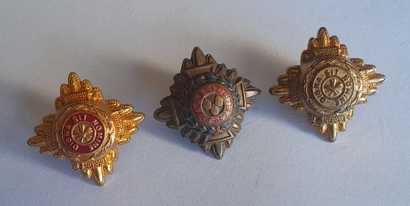Early Collection of Rank Pips.  All Lugs Intact.