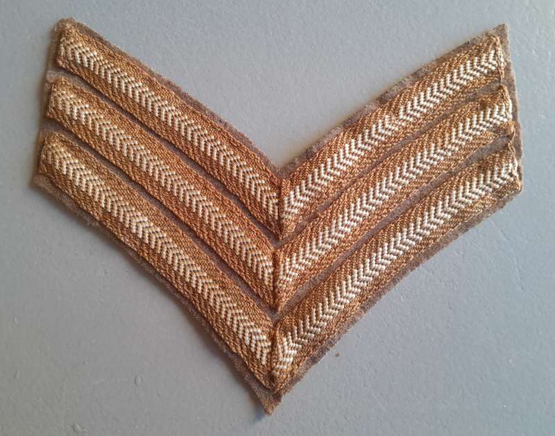 Early SA Army Sergeant Rank Stripes.