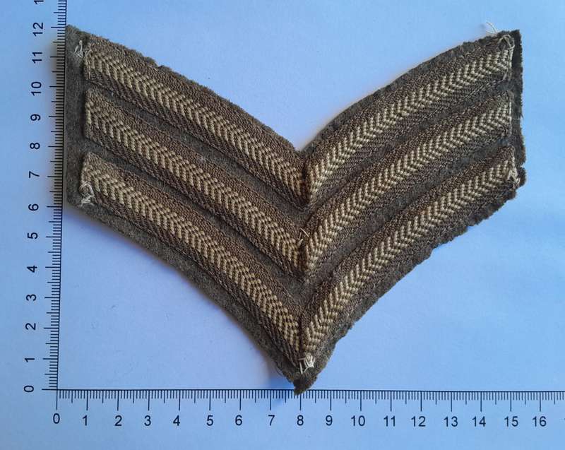 Early SA Army Sergeant Rank Stripes.