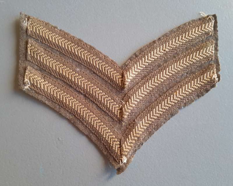 Early SA Army Sergeant Rank Stripes.