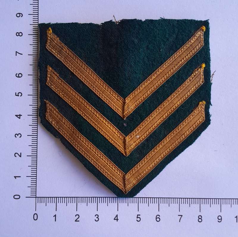 Early SA Prison Services Sergeant Rank Stripes.