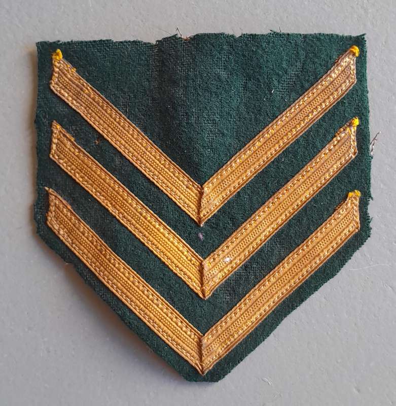 Early SA Prison Services Sergeant Rank Stripes.