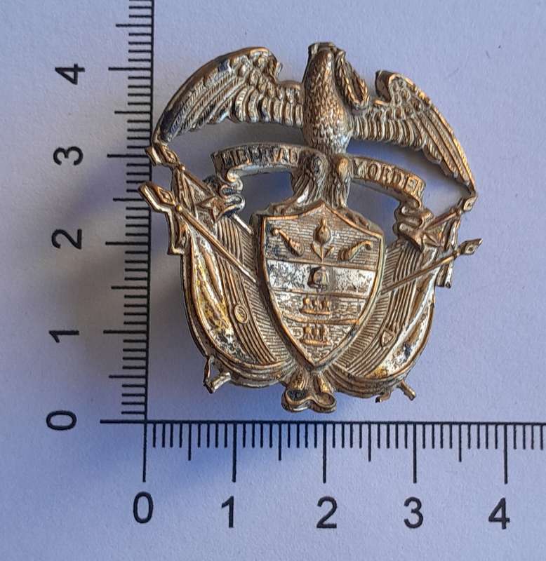 Columbian Military Badge.  No Lugs.