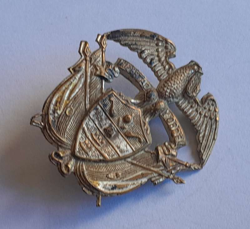 Columbian Military Badge.  No Lugs.