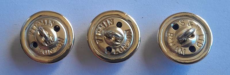 3 x Royal Scots Dress Buttons.