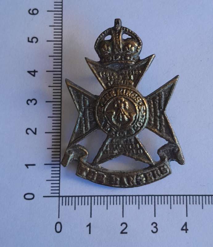 Early 12th County of London Battalion Cap Badge.  No Slider.
