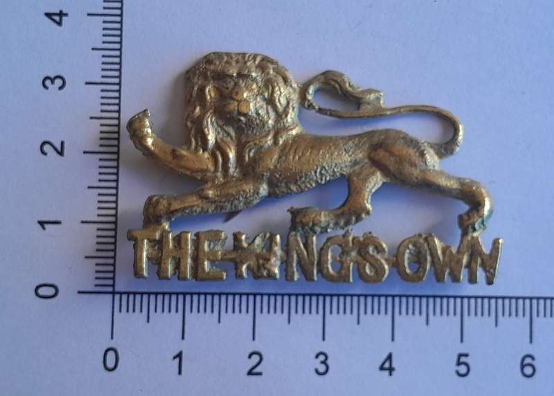 King's Own Royal Lancaster Regiment Cap Badge.