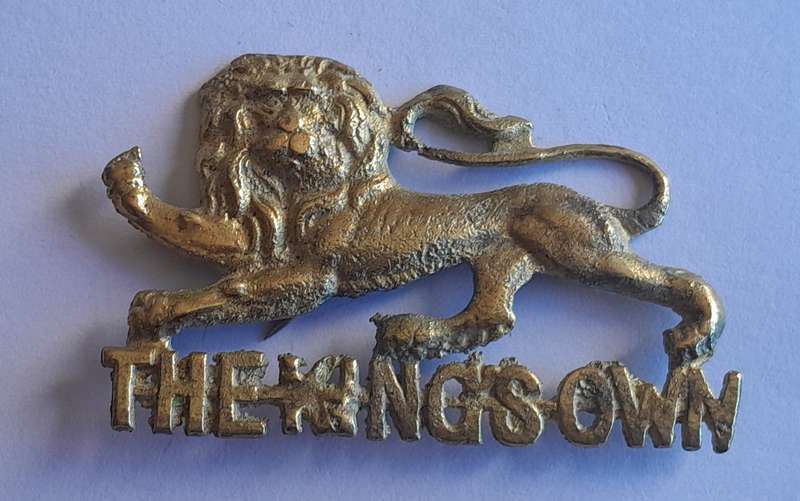 King's Own Royal Lancaster Regiment Cap Badge.