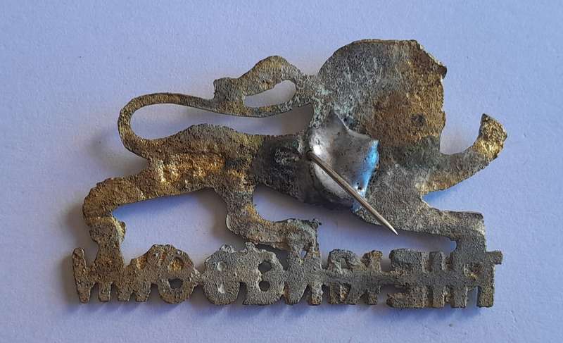King's Own Royal Lancaster Regiment Cap Badge.