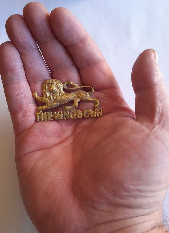 King's Own Royal Lancaster Regiment Cap Badge.