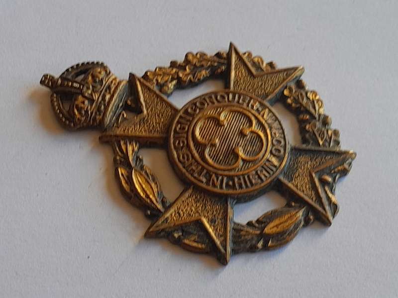 Royal Army Chaplain's Department Badge.  No Lugs.