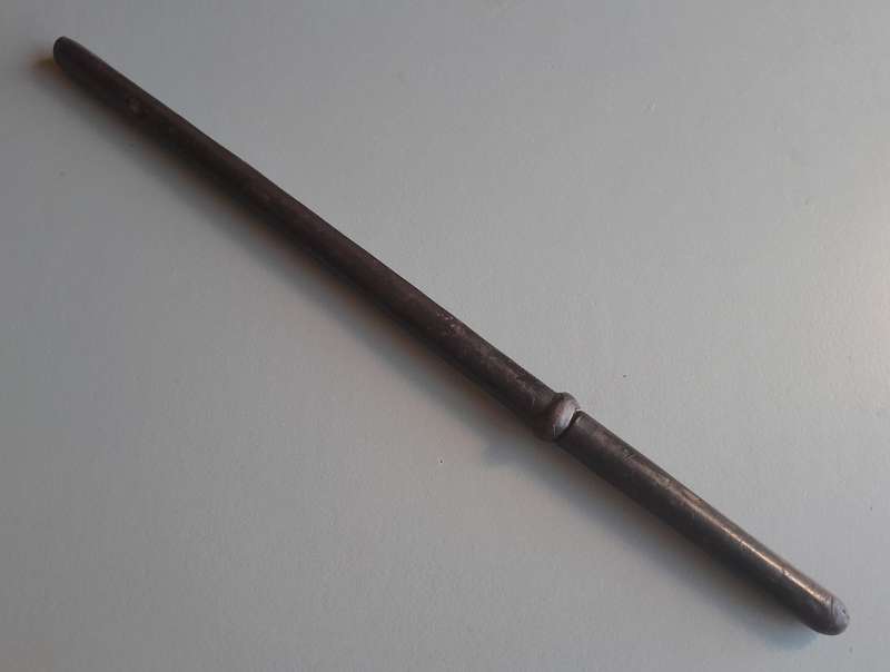 Rare WW2 U.S. Army Officer's Swagger Stick Dagger.  Leather And Steel.
