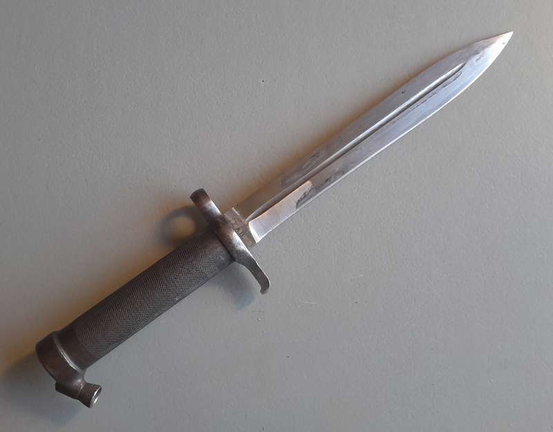 Swedish M1896 Pattern All Steel Mauser Bayonet (No.001) With Scabbard.