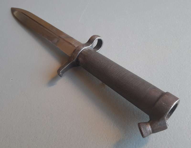 Swedish M1896 Pattern All Steel Mauser Bayonet (No.001) With Scabbard.