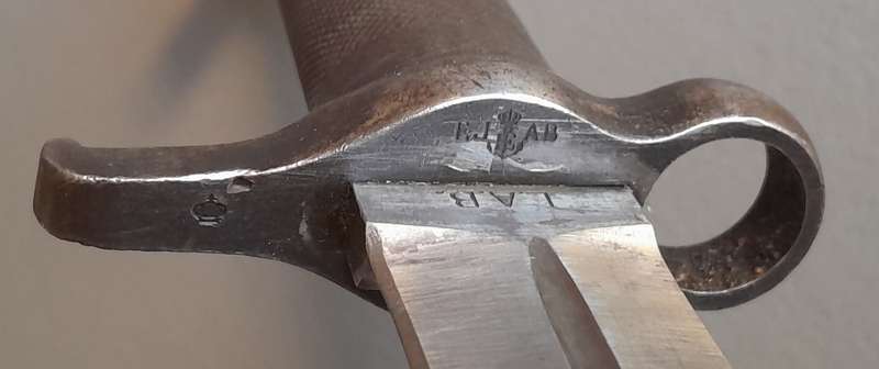Swedish M1896 Pattern All Steel Mauser Bayonet (No.001) With Scabbard.