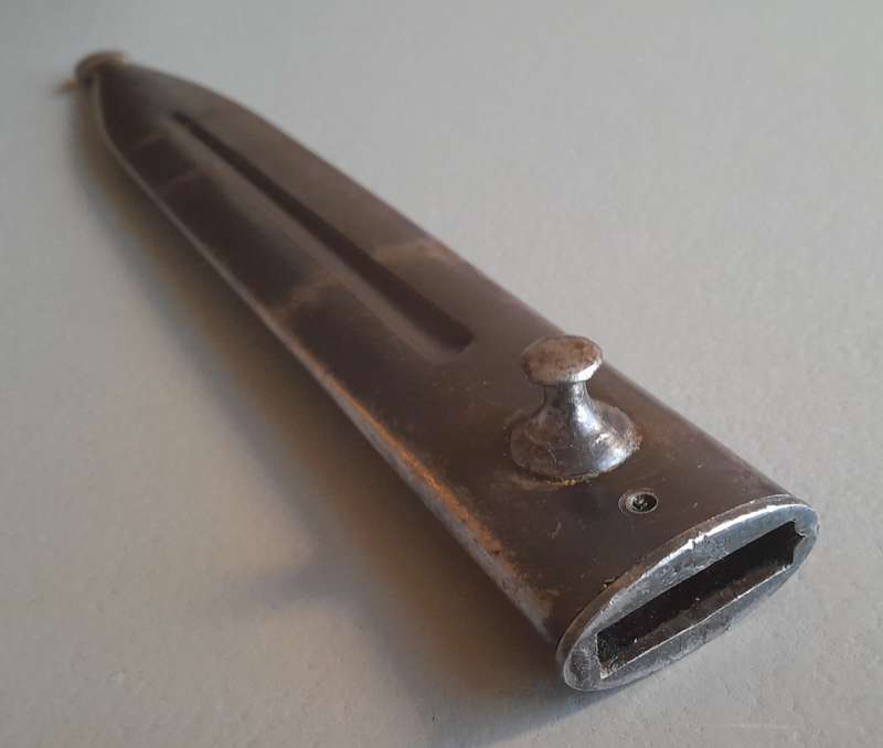 Swedish M1896 Pattern All Steel Mauser Bayonet (No.001) With Scabbard.