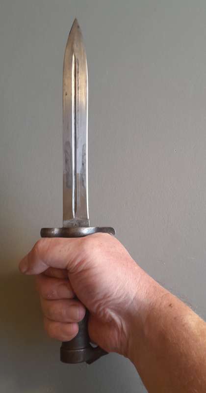 Swedish M1896 Pattern All Steel Mauser Bayonet (No.001) With Scabbard.