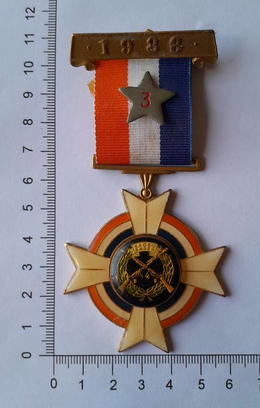 1986 SA Service Shooting / Diens Skiet Medal.