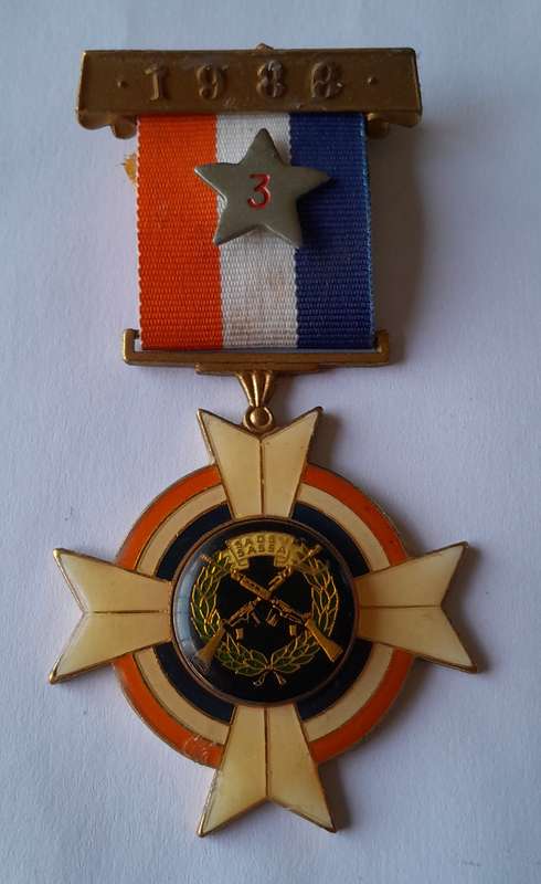 1986 SA Service Shooting / Diens Skiet Medal.
