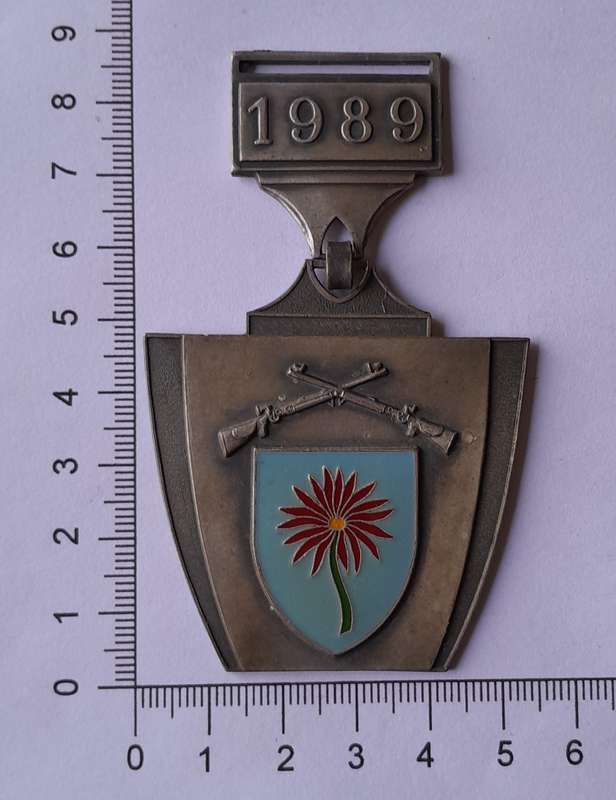 1989 Northern Transvaal Shooting Medal.