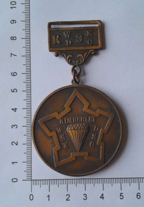 1987 SADF Marksman "Interkorps" Shooting Medal.  Kimberley W.S.K/D.C.S.
