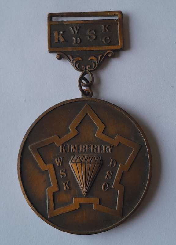 1987 SADF Marksman "Interkorps" Shooting Medal.  Kimberley W.S.K/D.C.S.