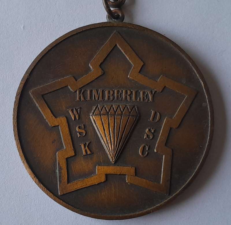 1987 SADF Marksman "Interkorps" Shooting Medal.  Kimberley W.S.K/D.C.S.