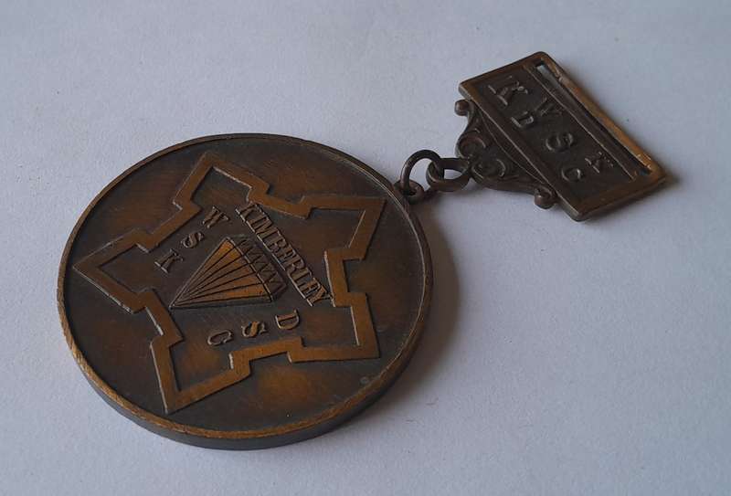 1987 SADF Marksman "Interkorps" Shooting Medal.  Kimberley W.S.K/D.C.S.