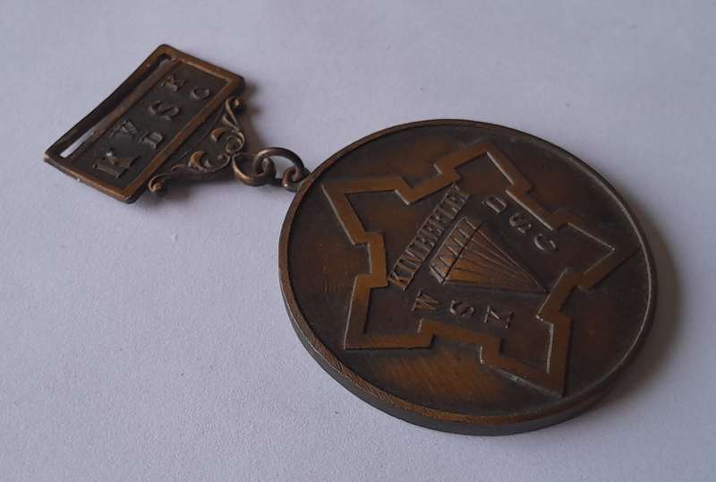 1987 SADF Marksman "Interkorps" Shooting Medal.  Kimberley W.S.K/D.C.S.