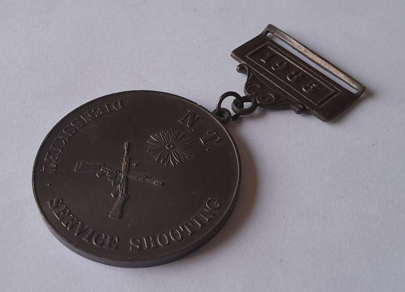 1985 Northern Transvaal Service Shooting / Diens Skiet Medal.