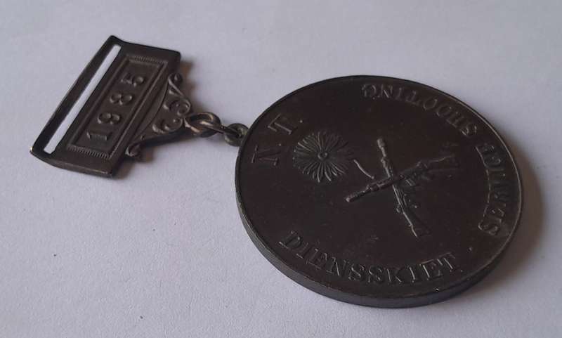1985 Northern Transvaal Service Shooting / Diens Skiet Medal.